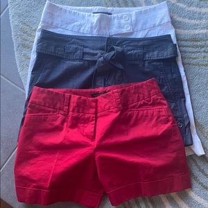3 pairs of The Limited Shorts